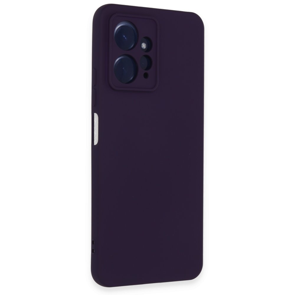 Redmi Note 12 4G Kılıf Nano içi Kadife Silikon - Mor