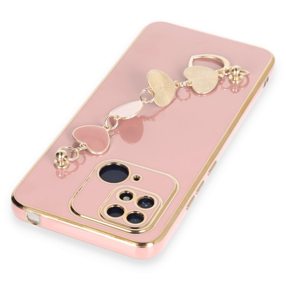 Xiaomi Poco C40 Kılıf Esila Silikon - Pudra Xiaomi Poco C40 Kılıf Esila Silikon - Pudra