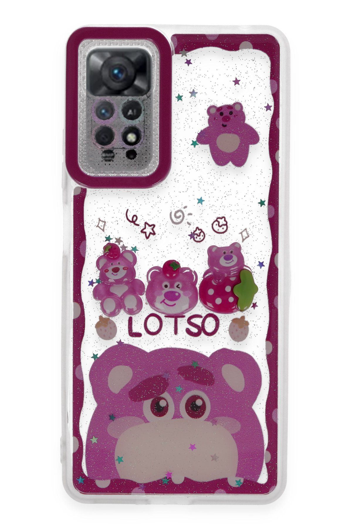 Redmi Note 12 Pro 4G Kılıf Sweet Desenli Silikon Kapak - Pembe