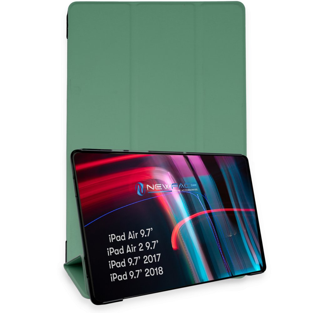iPad Air 2 9.7 Kılıf Tablet Smart Kılıf - Koyu Yeşil iPad Air 2 9.7 Kılıf Tablet Smart Kılıf - Koyu Yeşil