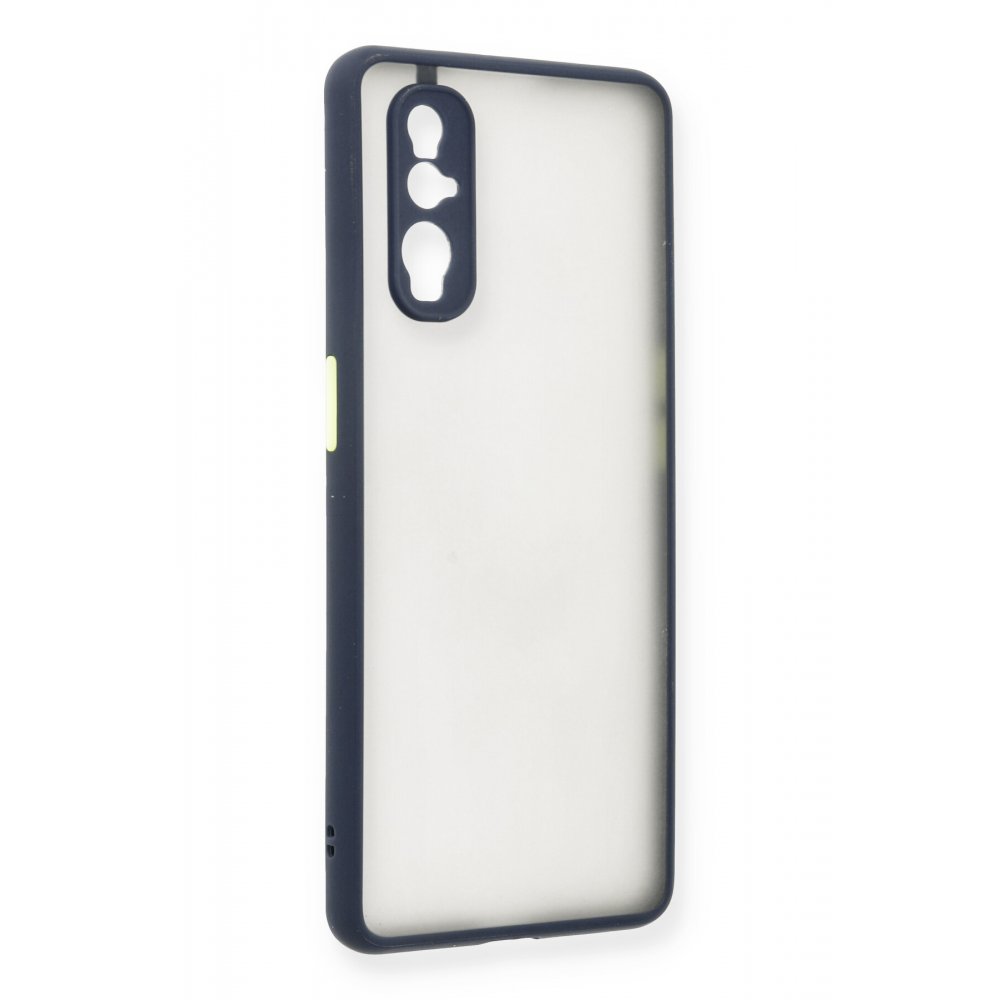 Oppo Find X2 Kılıf Montreal Silikon Kapak - Lacivert Oppo Find X2 Kılıf Montreal Silikon Kapak - Lacivert