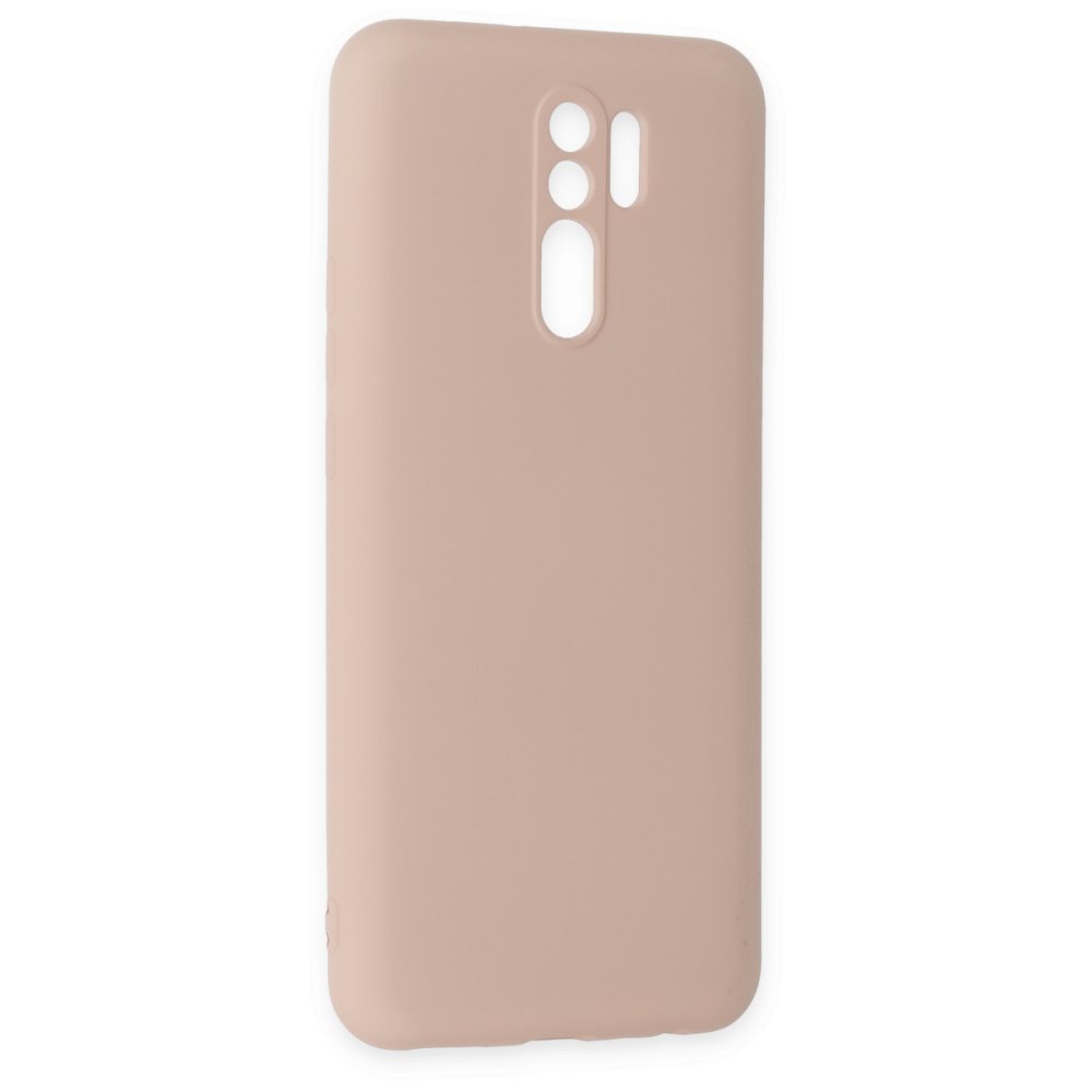 Redmi 9 Kılıf Nano içi Kadife Silikon - Pudra Redmi 9 Kılıf Nano içi Kadife Silikon - Pudra