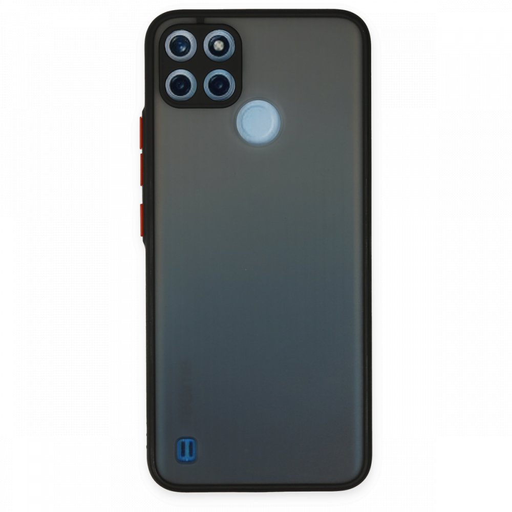  Realme C21Y Kılıf Montreal Silikon Kapak - Siyah