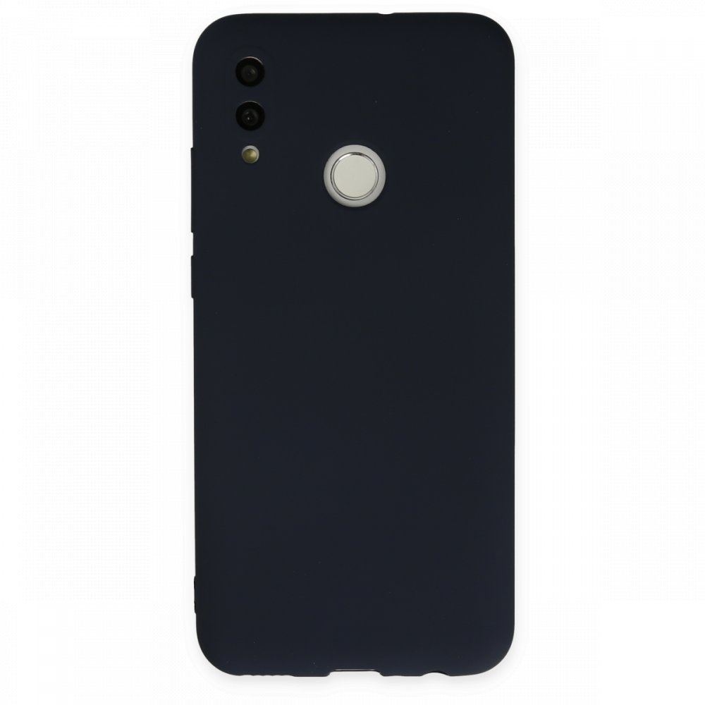 Huawei P Smart 2019 Kılıf Nano içi Kadife Silikon - Lacivert  Huawei P Smart 2019 Kılıf Nano içi Kadife Silikon - Lacivert