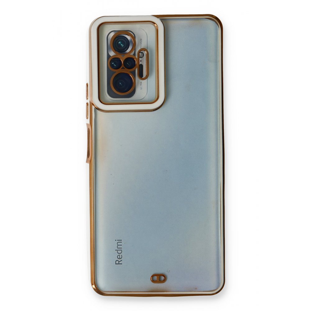 Redmi Note 10 Pro Kılıf Liva Lens Silikon - Beyaz