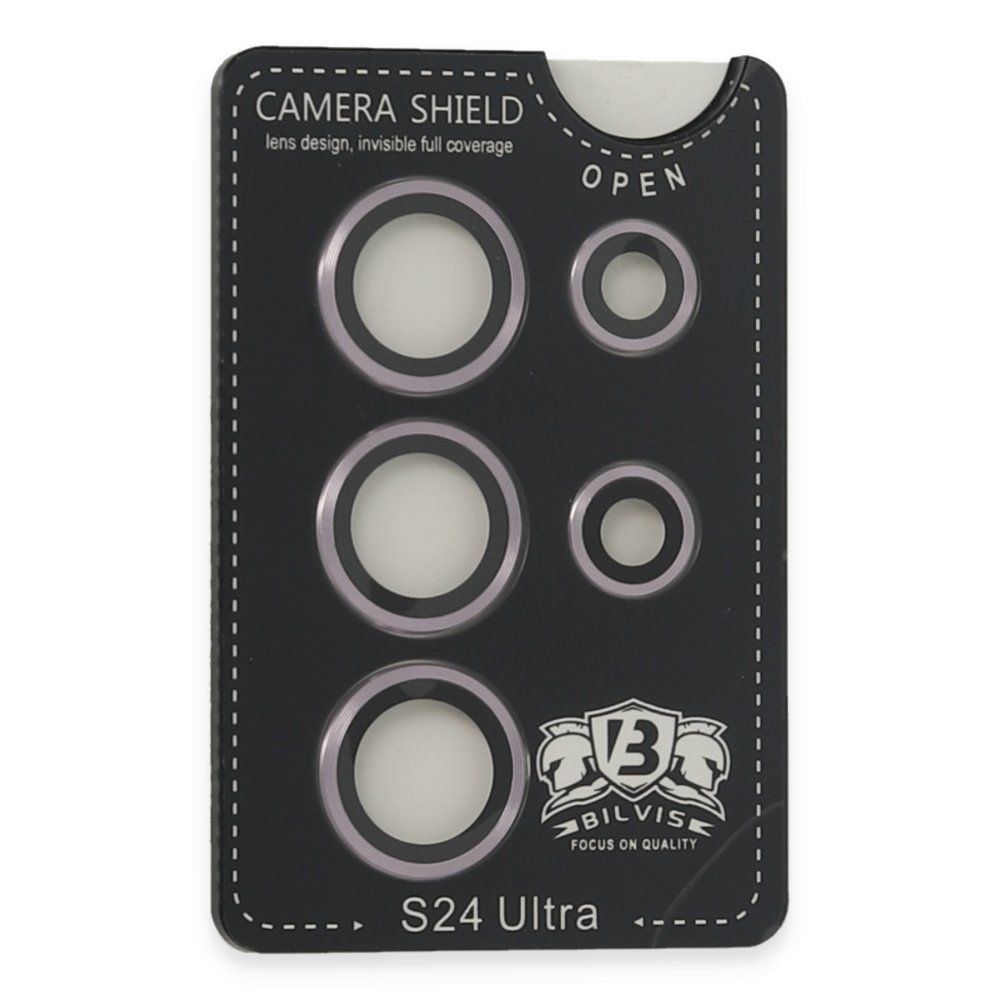  Samsung Galaxy S24 Ultra Bilvis Titan Kamera Lens - Derin Mor