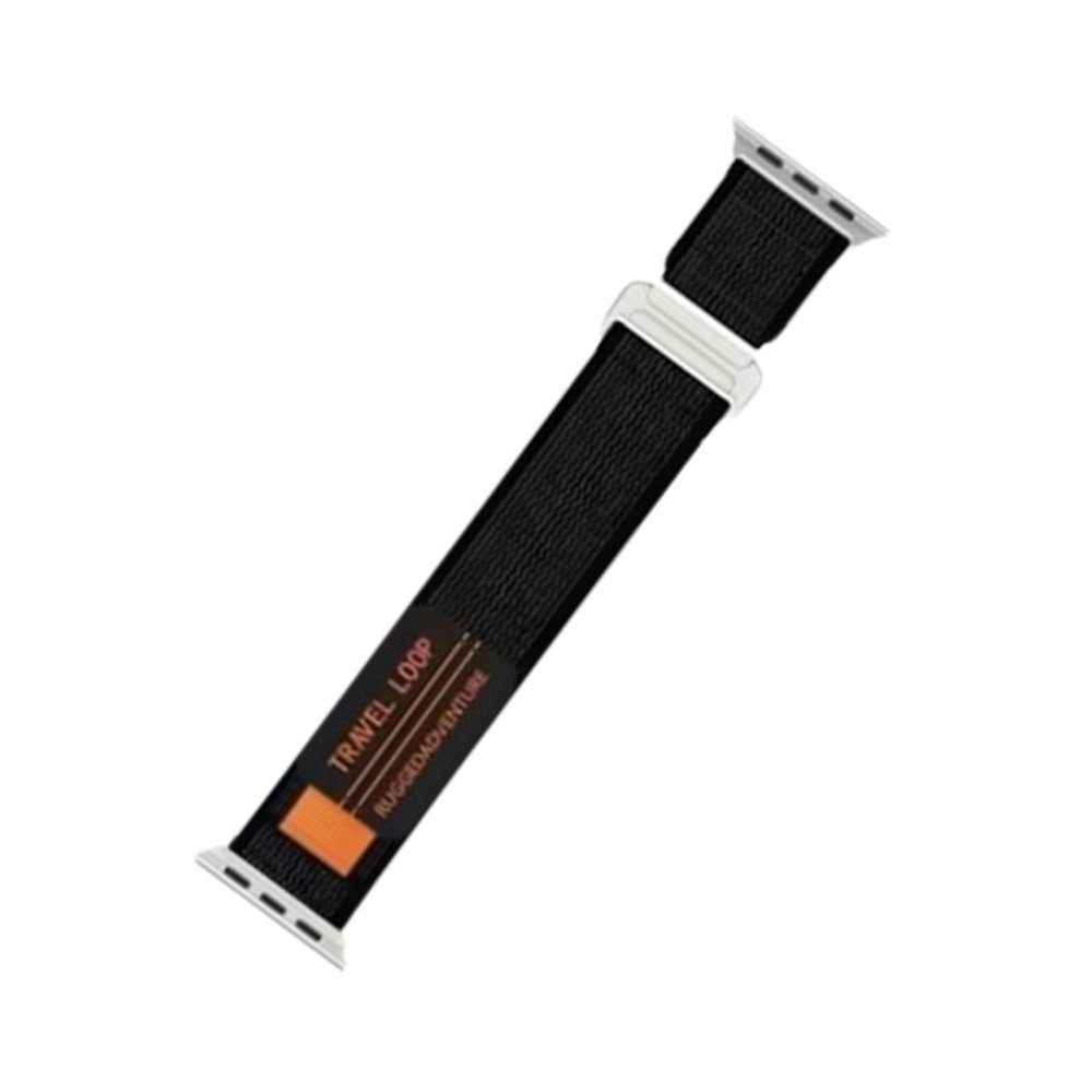  Apple Watch Ultra 49mm Alice Kumaş Kordon - Siyah