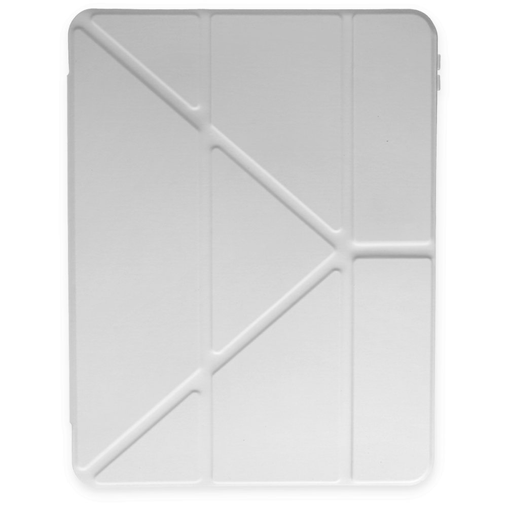 iPad 9.7 (2018) Kılıf Kalemlikli Mars Tablet Kılıfı - Gri iPad 9.7 (2018) Kılıf Kalemlikli Mars Tablet Kılıfı - Gri