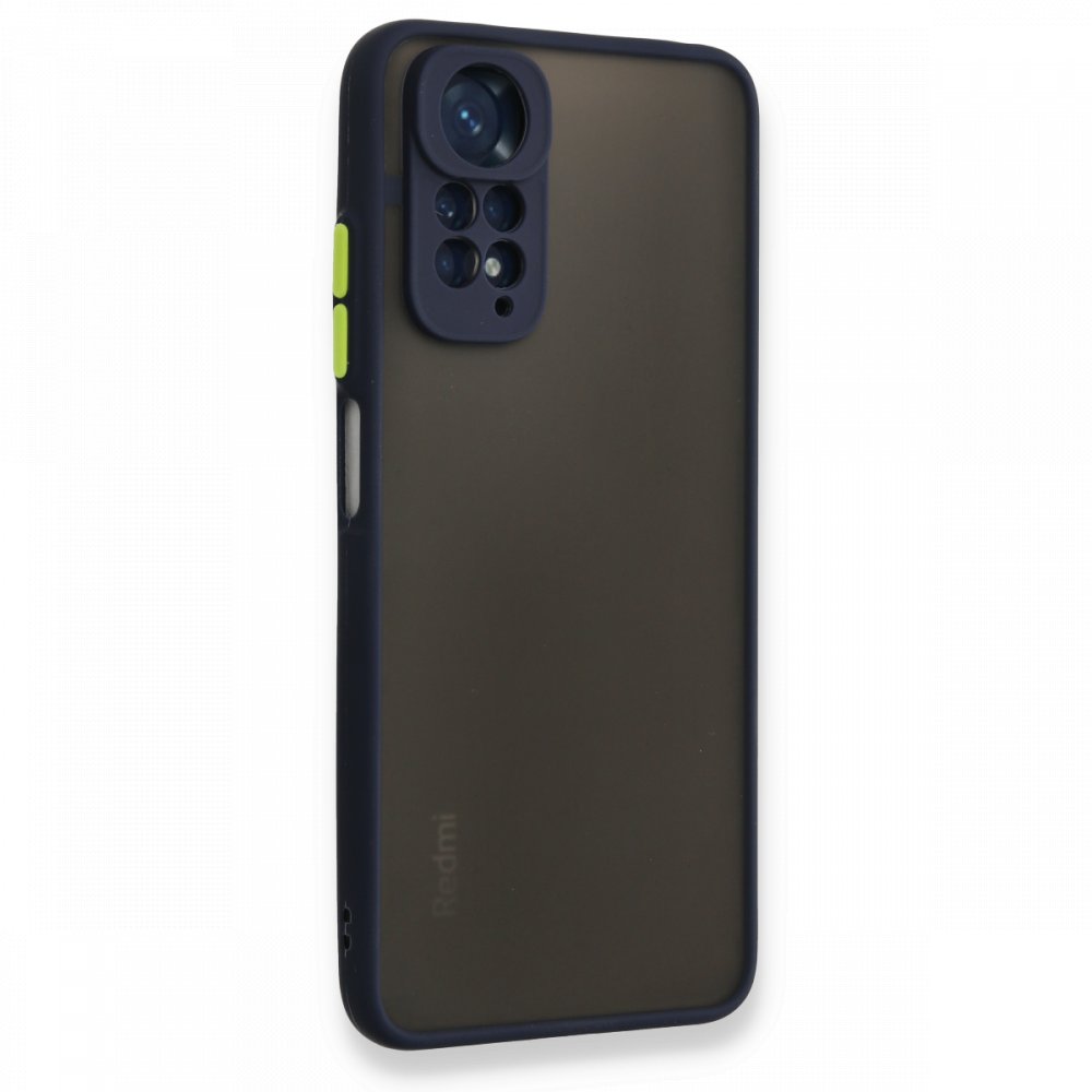 Redmi Note 11S Kılıf Montreal Silikon Kapak - Lacivert Redmi Note 11S Kılıf Montreal Silikon Kapak - Lacivert