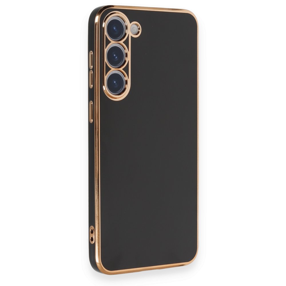  Samsung Galaxy S23 Plus Kılıf Volet Silikon - Siyah