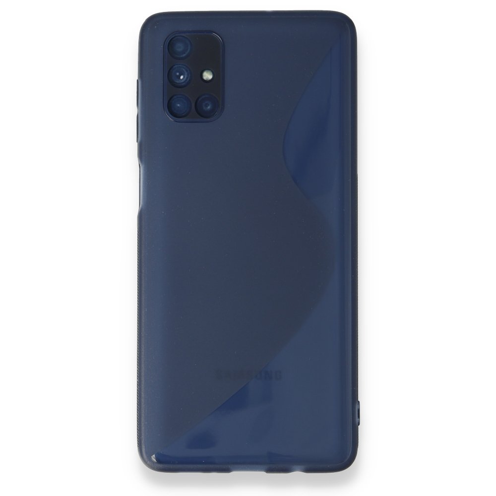 Samsung Galaxy M51 Kılıf S Silikon - Mavi Samsung Galaxy M51 Kılıf S Silikon - Mavi