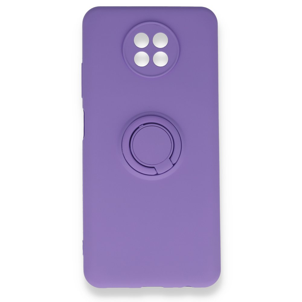 Redmi Note 9 5G Kılıf Viktor Yüzüklü Silikon - Mor