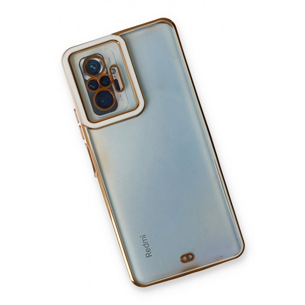 Redmi Note 10 Pro Kılıf Liva Lens Silikon - Beyaz