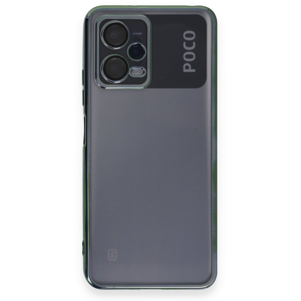Xiaomi Poco X5 5G Kılıf Razer Lensli Silikon - Yeşil Xiaomi Poco X5 5G Kılıf Razer Lensli Silikon - Yeşil