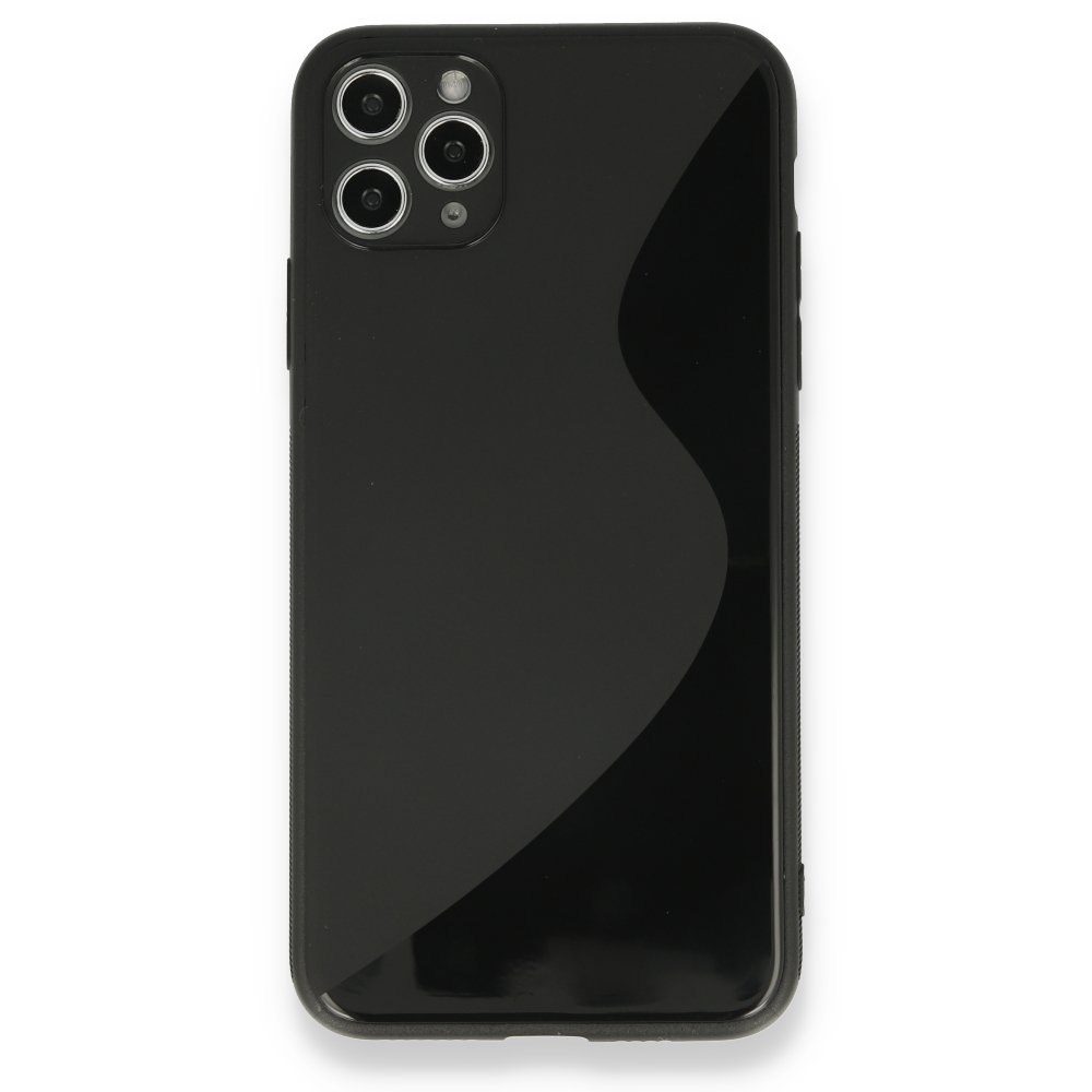  iPhone 11 Pro Max Kılıf S Silikon - Siyah