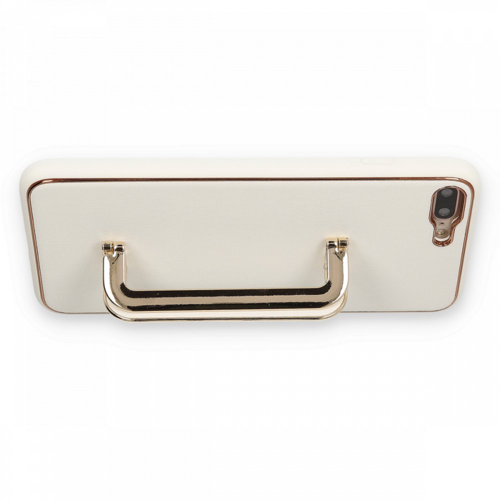 iPhone 8 Plus Kılıf Coco Elit Kapak - Beyaz iPhone 8 Plus Kılıf Coco Elit Kapak - Beyaz