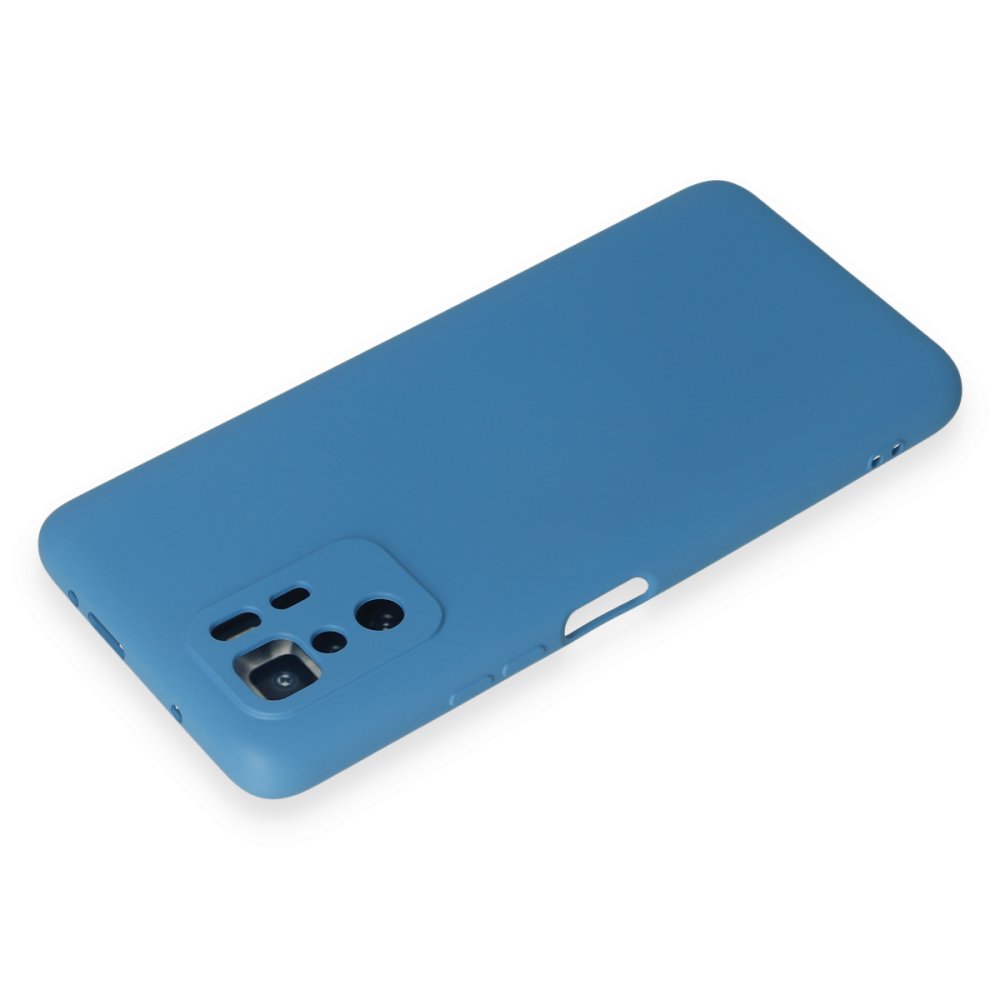  Xiaomi Poco X3 GT Kılıf Nano içi Kadife Silikon - Mavi