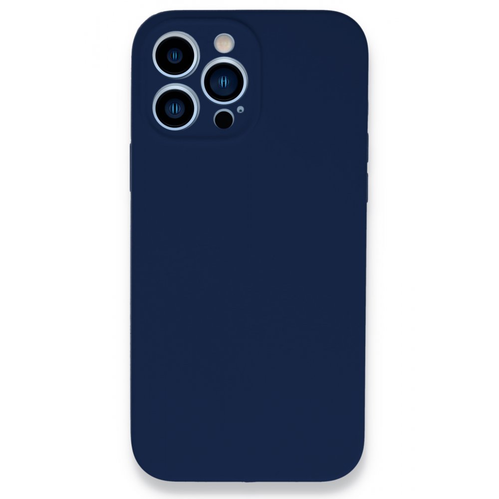  iPhone 13 Pro Max Kılıf Lansman Legant Silikon - Lacivert