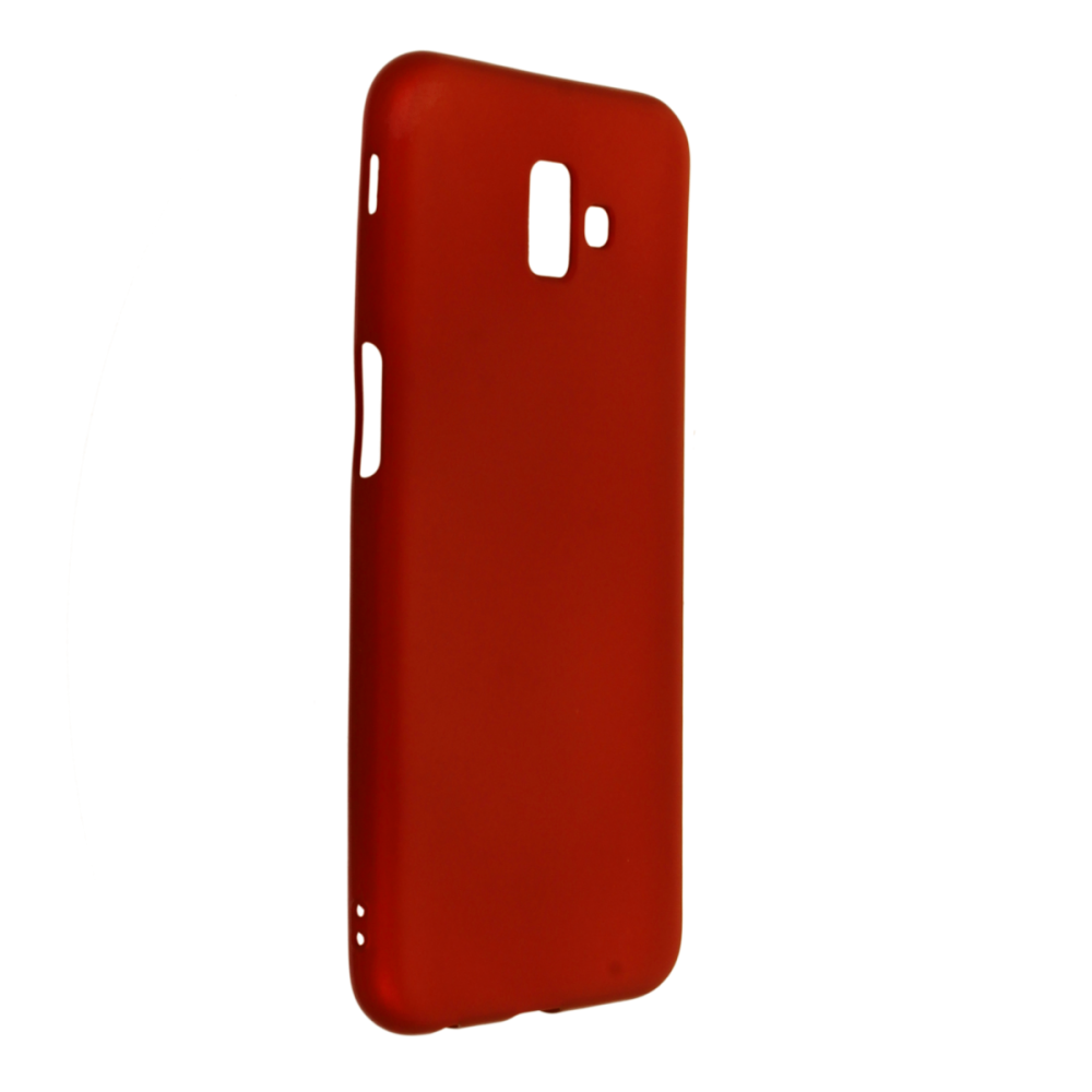  Samsung Galaxy J6 Plus Kılıf First Silikon - Bordo