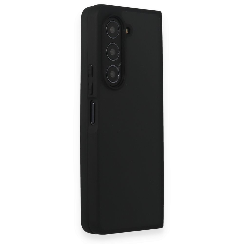  Samsung Galaxy Z Fold 5 Kılıf Blur Fold Kapak - Mat Siyah