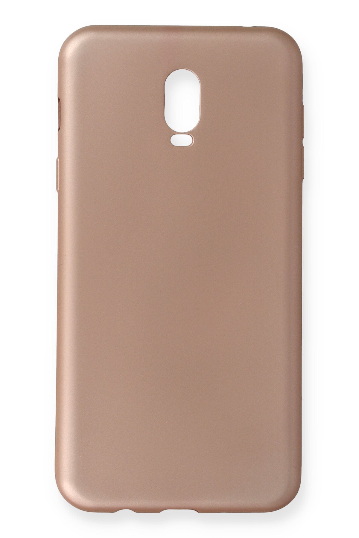  Samsung Galaxy C8 Kılıf First Silikon - Rose Gold