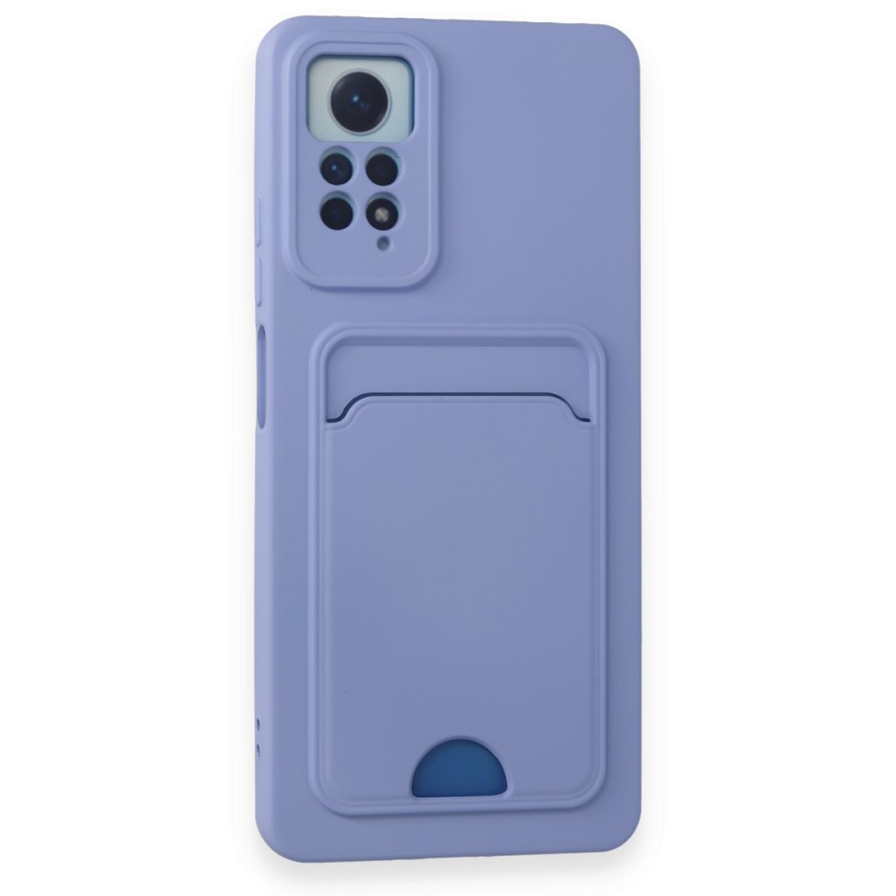 Redmi Note 11 Pro Kılıf Kelvin Kartvizitli Silikon - Lila