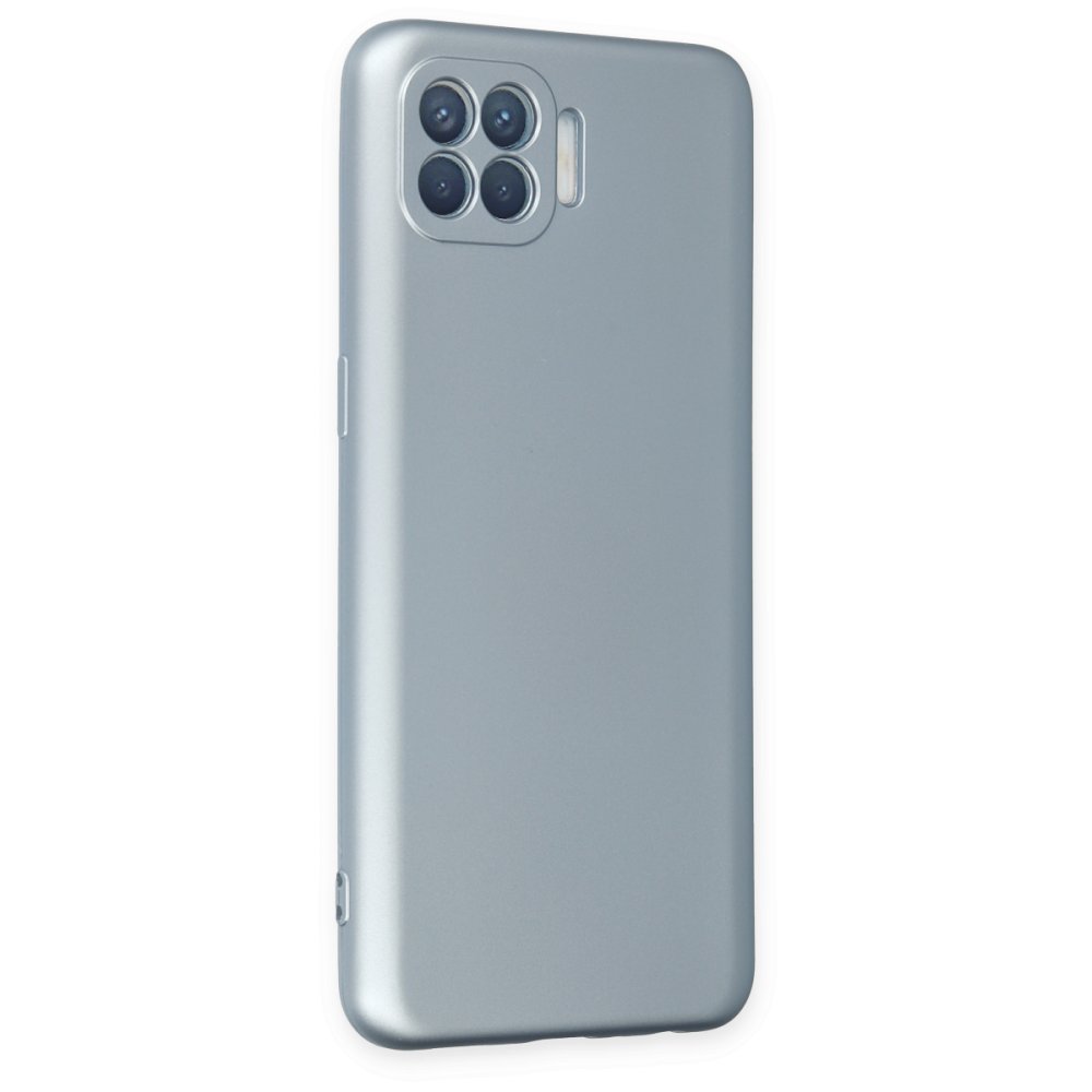  Oppo Reno 4 Lite Kılıf Nano içi Kadife Silikon - Sky Blue