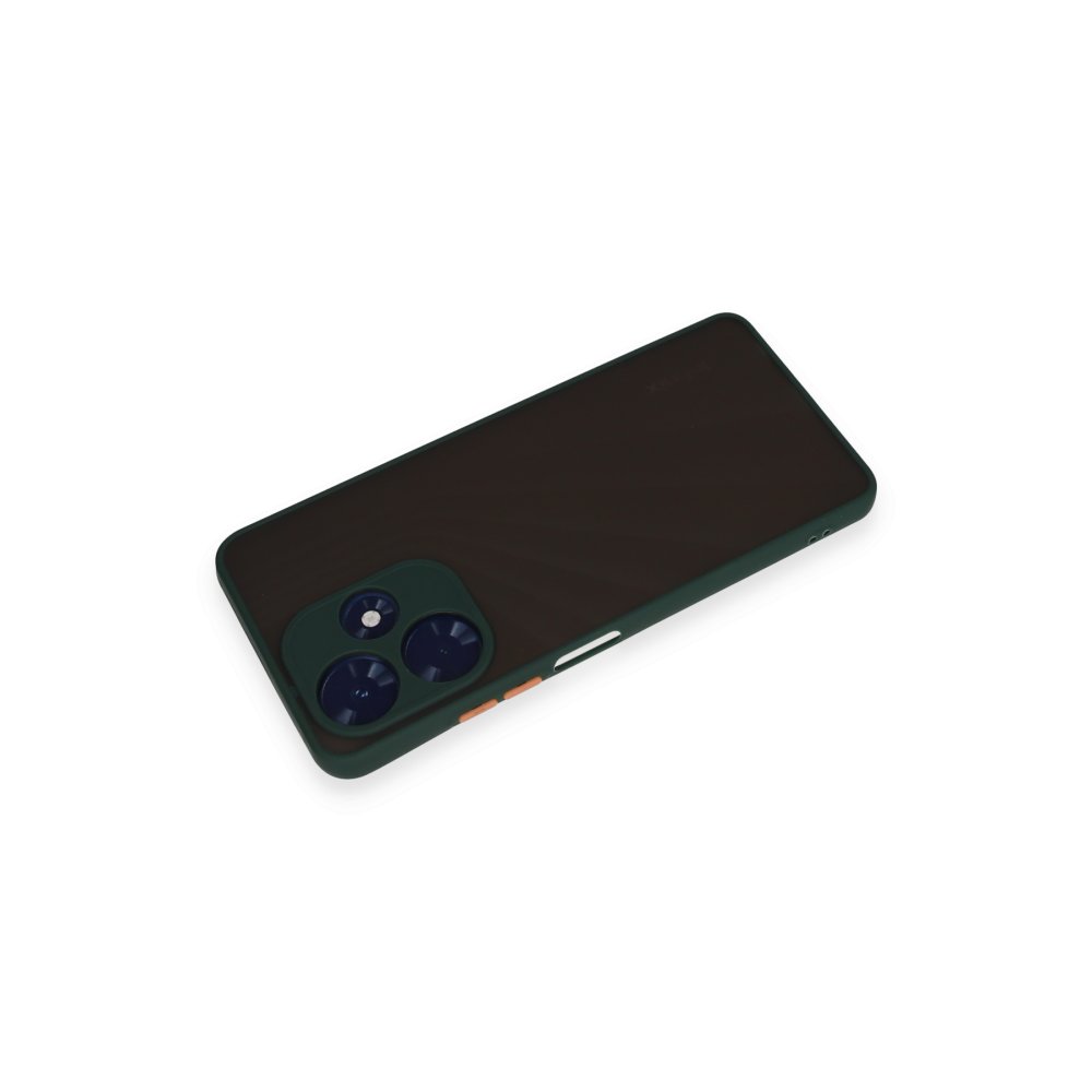 İnfinix Hot 30 4G Kılıf Montreal Silikon Kapak - Yeşil İnfinix Hot 30 4G Kılıf Montreal Silikon Kapak - Yeşil