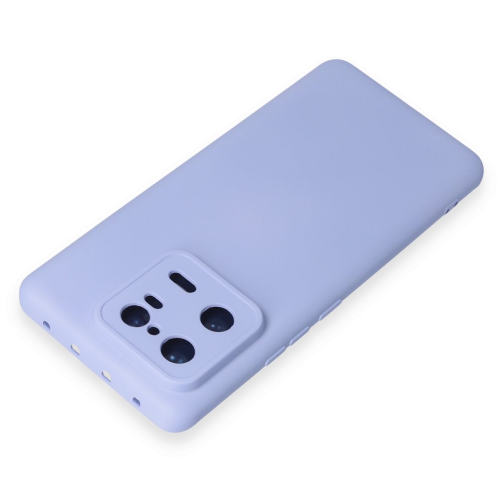 Xiaomi Mi 13 Pro Kılıf Nano içi Kadife Silikon - Lila  Xiaomi Mi 13 Pro Kılıf Nano içi Kadife Silikon - Lila