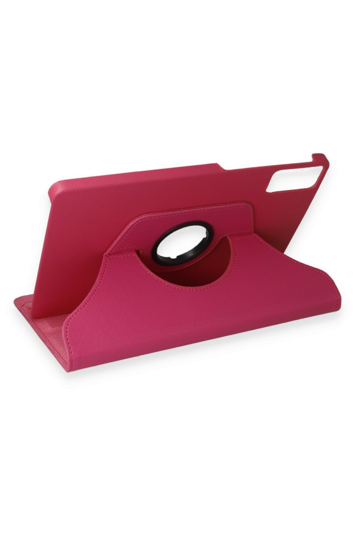 Redmi Pad SE 4G Kılıf 360 Tablet Deri Kılıf - Pembe