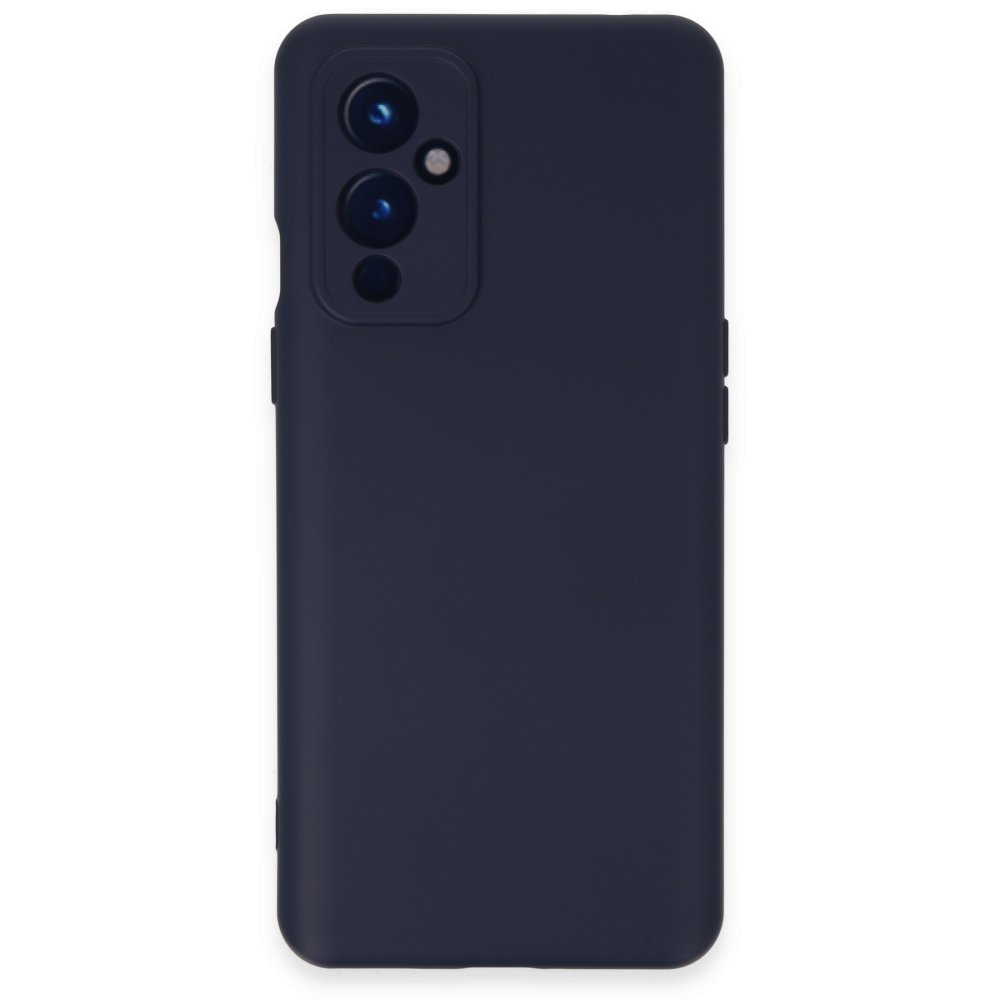 One Plus 9 Kılıf Nano içi Kadife Silikon - Lacivert One Plus 9 Kılıf Nano içi Kadife Silikon - Lacivert