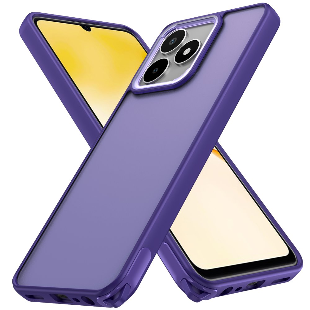 Realme C53 Kılıf Elegant Kapak - Derin Mor Realme C53 Kılıf Elegant Kapak - Derin Mor