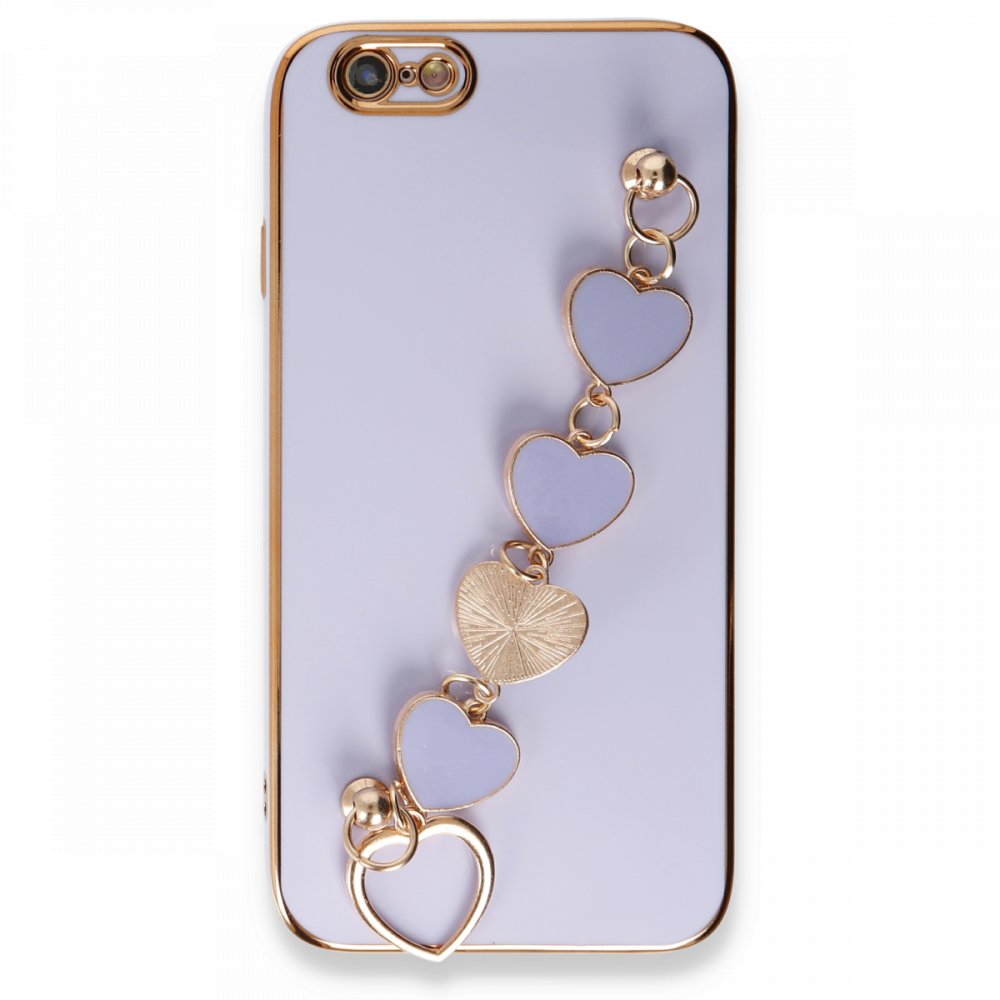 iPhone 6 Kılıf Esila Silikon - Lila  iPhone 6 Kılıf Esila Silikon - Lila