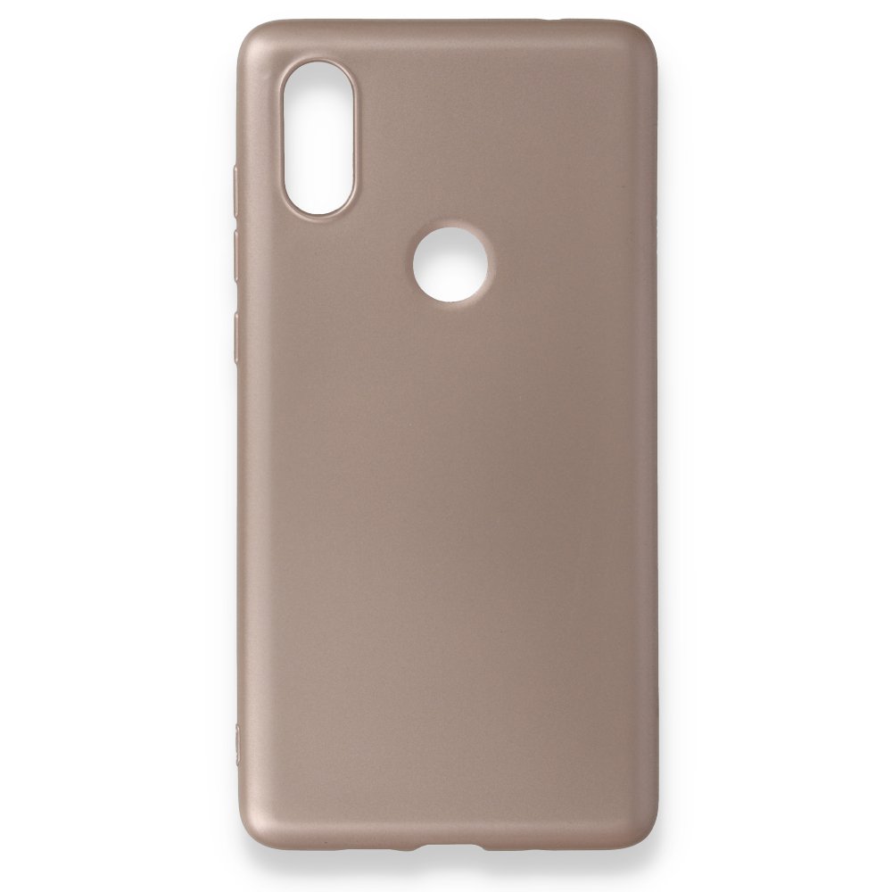  Xiaomi Mi Mix 2S Kılıf First Silikon - Rose Gold