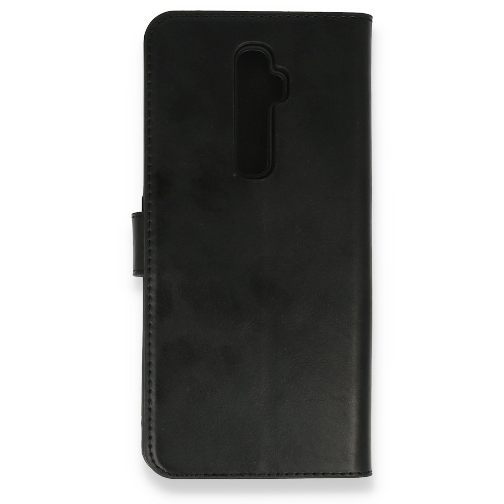  Oppo Reno 2Z Kılıf Trend S Plus Kapaklı Kılıf - Siyah