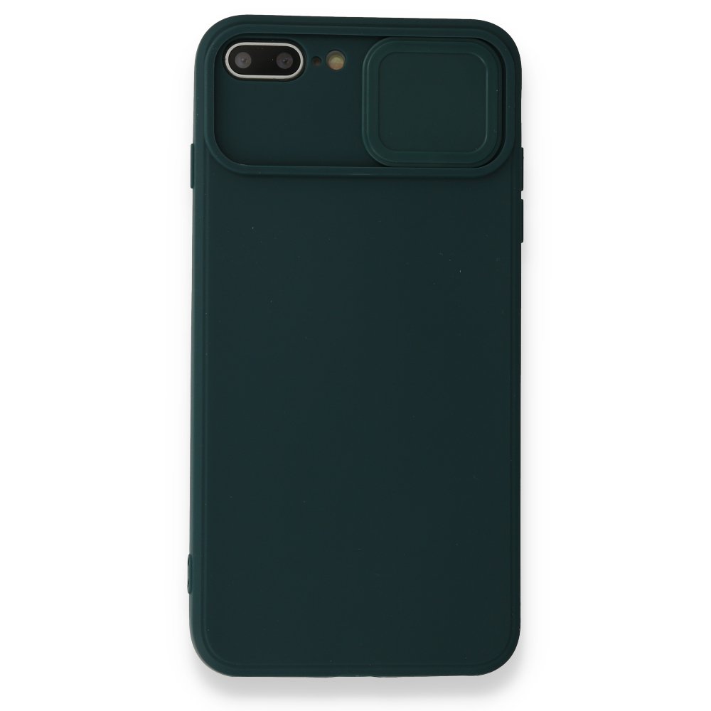  iPhone 8 Plus Kılıf Color Lens Silikon - Yeşil