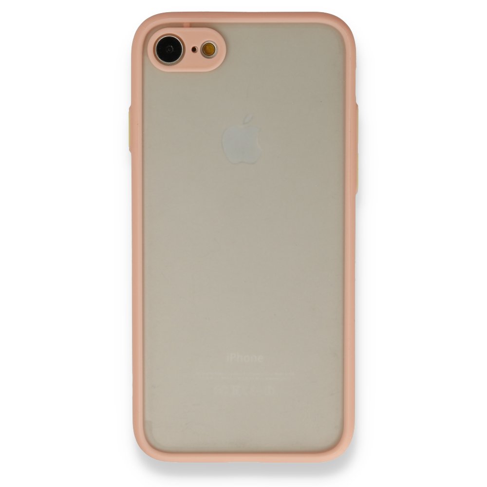  iPhone SE 2020 Kılıf Montreal Silikon Kapak - Pembe