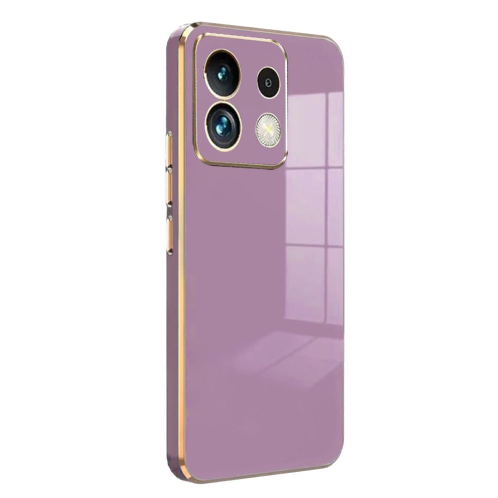  Xiaomi Poco X6 Kılıf Volet Silikon - Mor