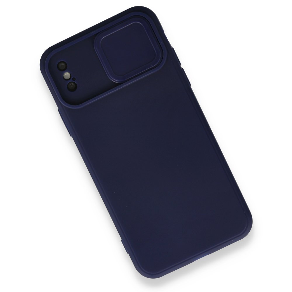 iPhone XS Kılıf Color Lens Silikon - Lacivert iPhone XS Kılıf Color Lens Silikon - Lacivert