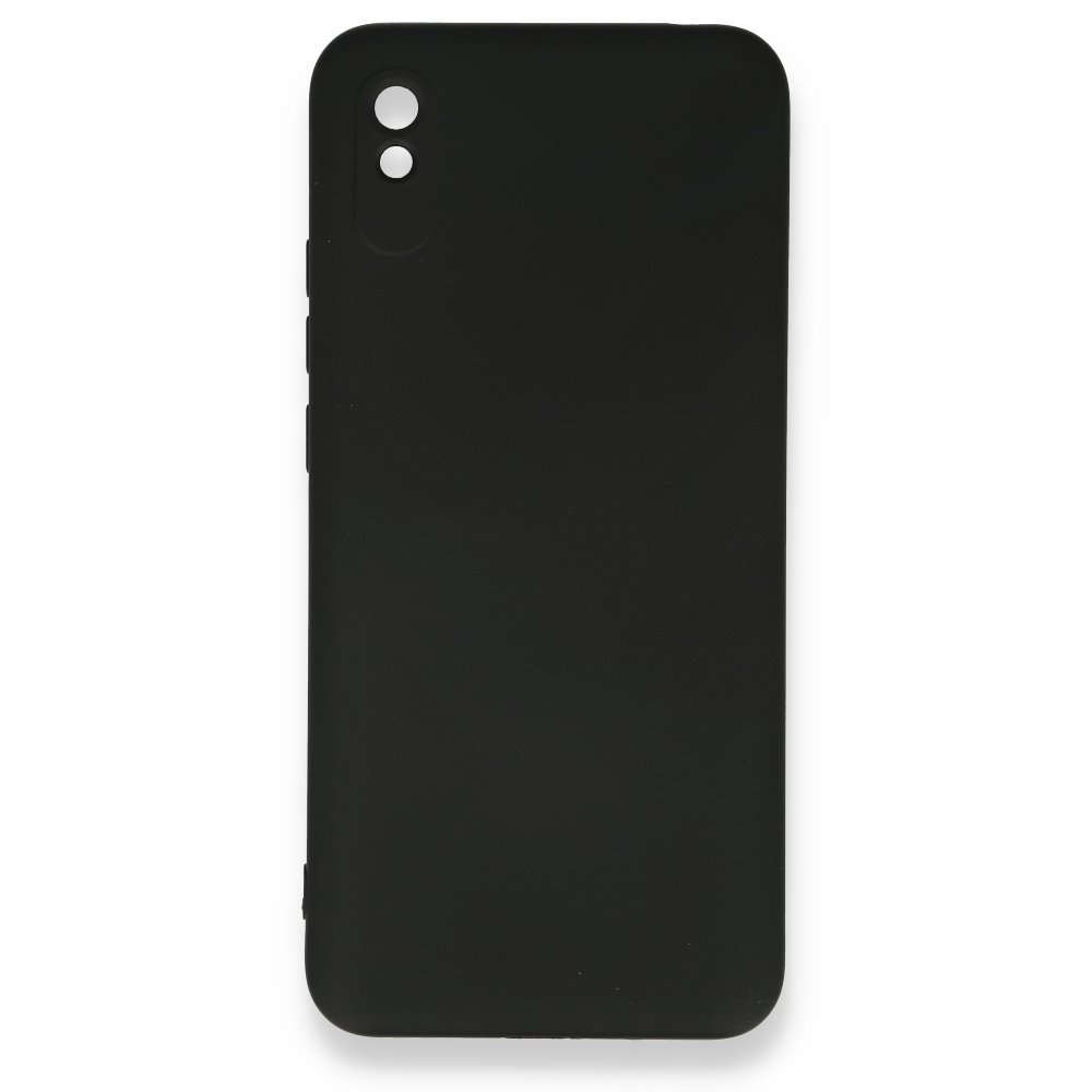 Redmi 9A Kılıf Nano içi Kadife Silikon - Siyah Redmi 9A Kılıf Nano içi Kadife Silikon - Siyah