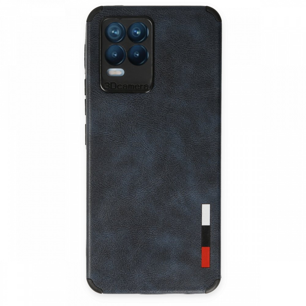  Realme 8 Pro Kılıf Loop Deri Silikon - Lacivert
