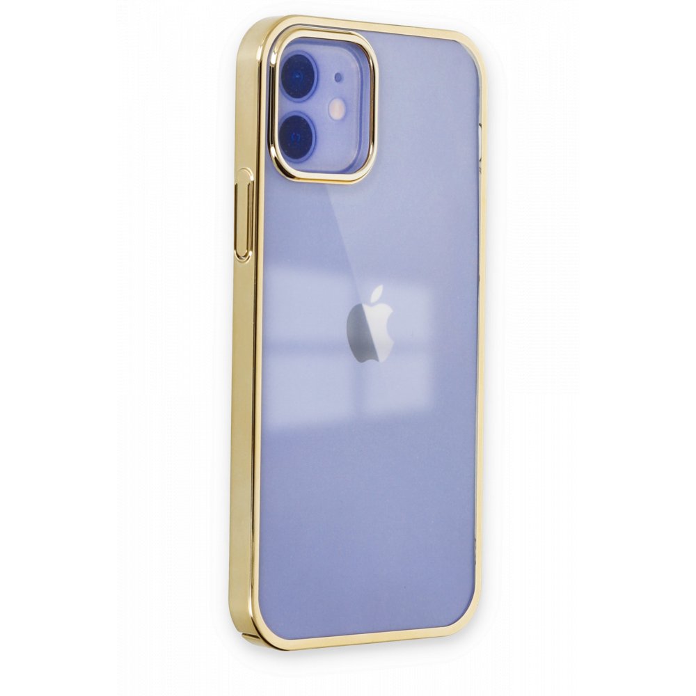  iPhone 12 Kılıf Element Silikon - Gold