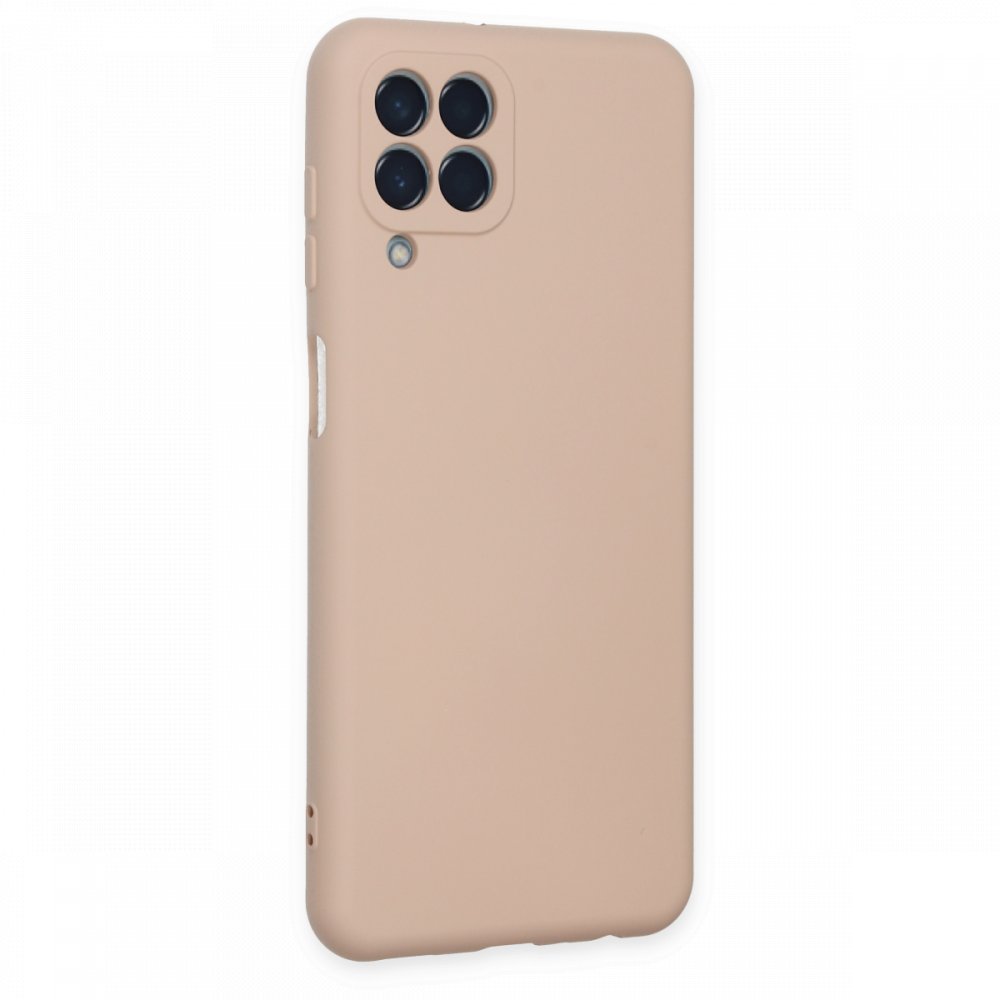  Samsung Galaxy M33 Kılıf Nano içi Kadife Silikon - Pudra