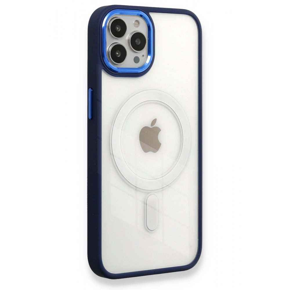  iPhone 13 Pro Kılıf Room Magneticsafe Silikon - Lacivert
