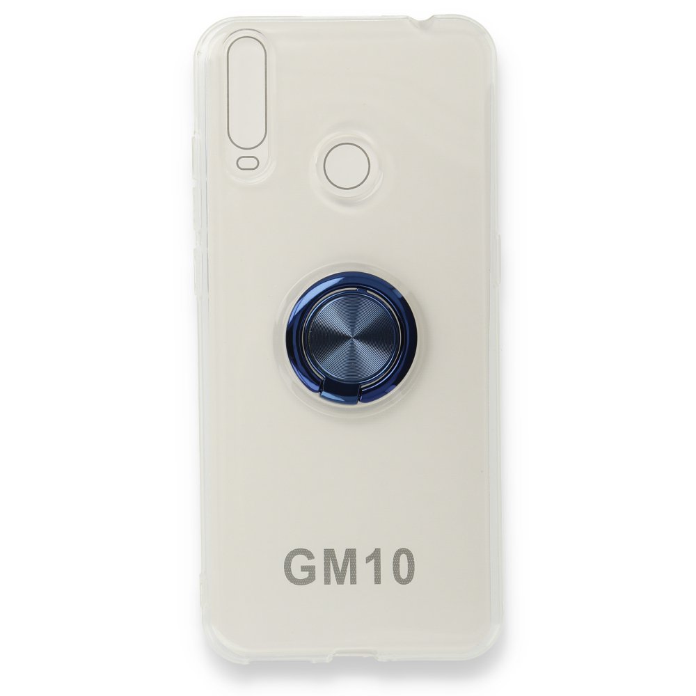 General Mobile GM 10 Kılıf Gros Yüzüklü Silikon - Mavi