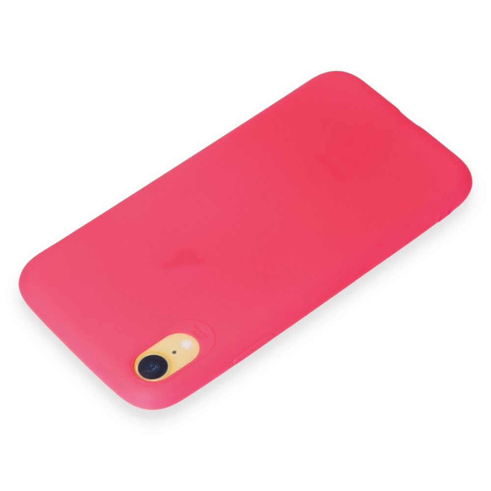 iPhone XR Kılıf First Silikon - Pembe  iPhone XR Kılıf First Silikon - Pembe