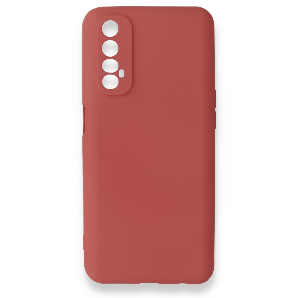 Realme 7 Kılıf First Silikon - Kiremit Realme 7 Kılıf First Silikon - Kiremit