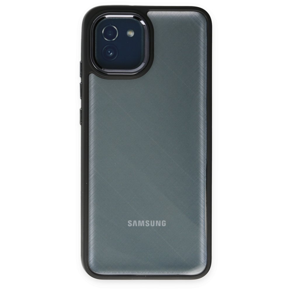  Samsung Galaxy A03 Kılıf Dora Kapak - Siyah