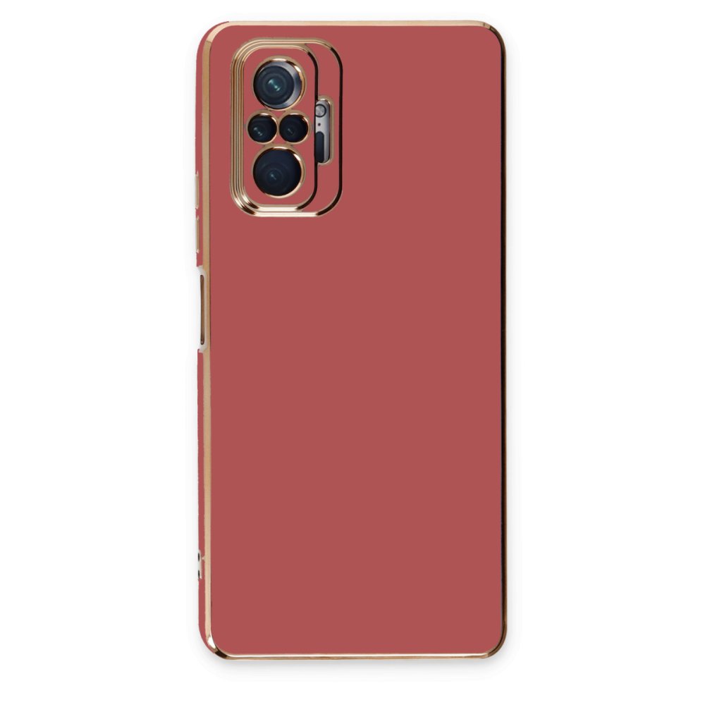 Redmi Note 10 Pro Kılıf Volet Silikon - Kırmızı