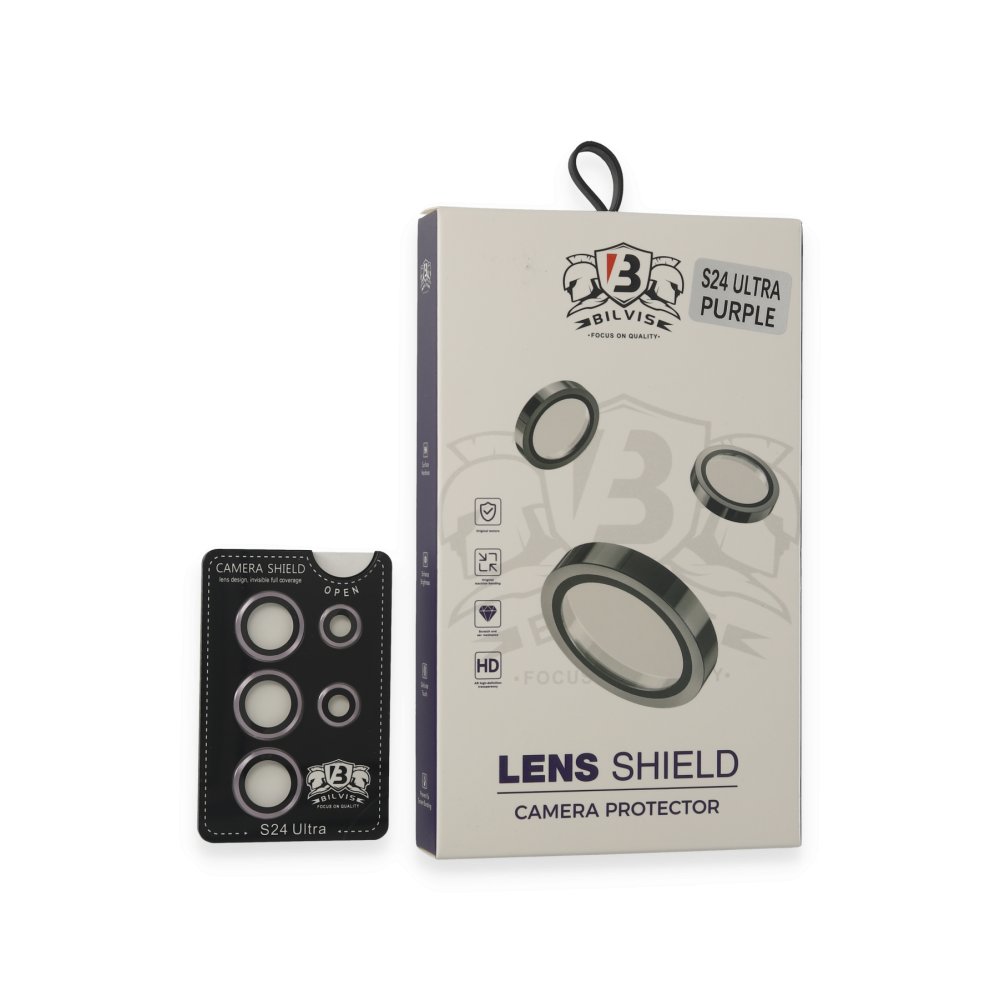  Samsung Galaxy S24 Ultra Bilvis Titan Kamera Lens - Derin Mor